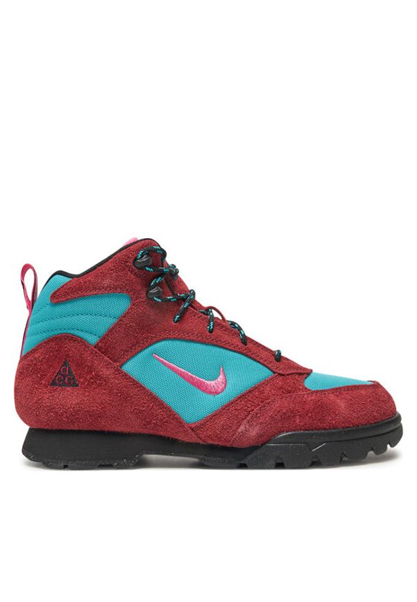 Nike Trekkingi Acg Torre Mid Wp FD0212 600 Bordowy. Kolor: czerwony. Materiał: skóra, zamsz. Sport: turystyka piesza