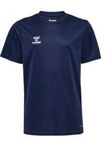 Hummel - Koszulka Sportowa T-Shirt Hmlesssential Jersey Kids. Kolor: niebieski. Materiał: jersey