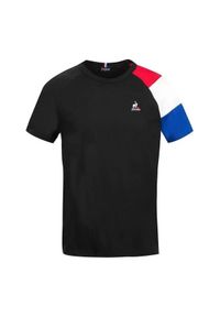 Le Coq Sportif - T-shirt do tenisa męski BAT Tee SS N°1 M. Kolor: czarny. Sport: tenis