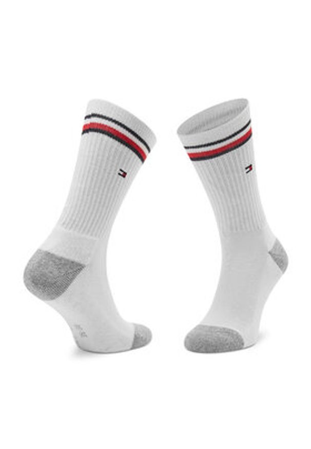 TOMMY HILFIGER - Tommy Hilfiger Zestaw 2 par wysokich skarpet dziecięcych 100001500 Biały. Kolor: biały. Materiał: materiał