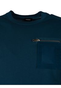 Diesel Sweter "Navajo" | A02179-0SCAB | Mężczyzna | Niebieski. Kolor: niebieski. Materiał: poliamid, bawełna. Wzór: jednolity. Styl: elegancki #4