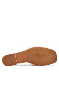 Lauren Ralph Lauren - LAUREN RALPH LAUREN Klapki Blaike 802982875007 Biały. Kolor: biały. Materiał: skóra #3