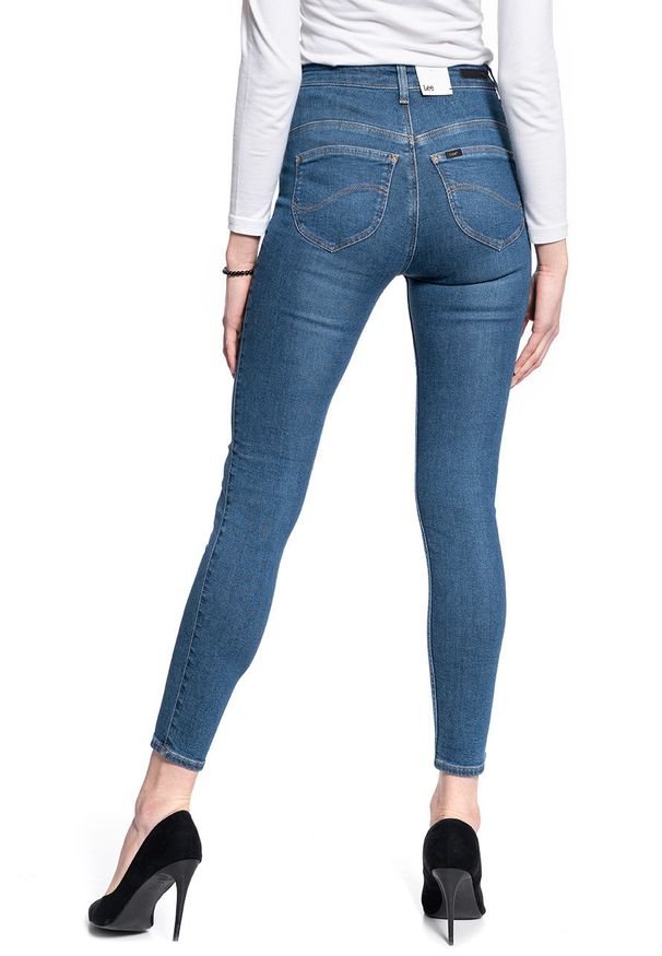 Lee - DAMSKIE SPODNIE JEANSOWE LEE SCARLETT ULTRA HIGH JACKSON WORN L30LMXAX 112106499