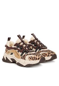 Steve Madden Sneakersy Animates-L SM11004762 Brązowy. Kolor: brązowy. Materiał: zamsz, skóra