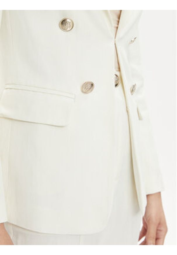 Marciano Guess Marynarka Martina 4GGN14 7158A Écru Blazer Fit. Materiał: lyocell