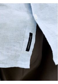 Jack & Jones Koszula Lawrence 12293563 Niebieski jasny Regular Fit. Kolor: niebieski. Materiał: len #6