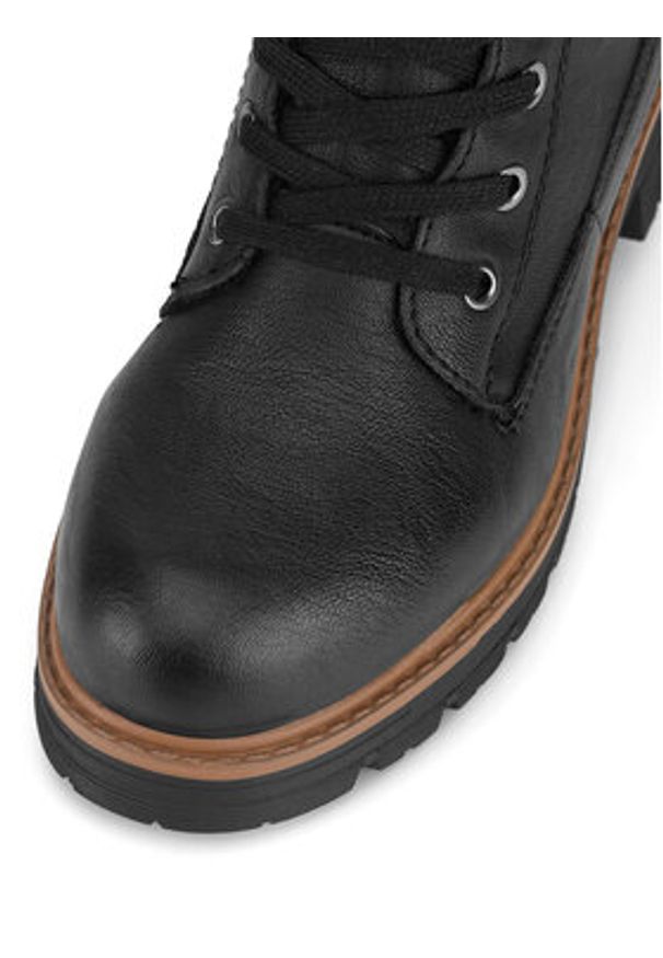 Clara Barson Trzewiki CEO-WS6331-01 Czarny. Kolor: czarny. Materiał: materiał