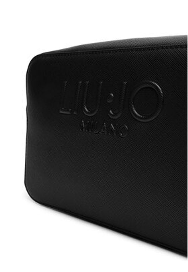 Liu Jo Torebka Halona AF5153 E0087 Czarny. Kolor: czarny. Materiał: skórzane