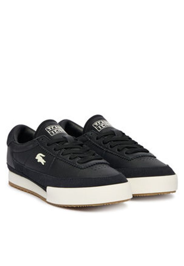 Lacoste Sneakersy Aura 51SFA0072 Czarny. Kolor: czarny. Materiał: zamsz, skóra