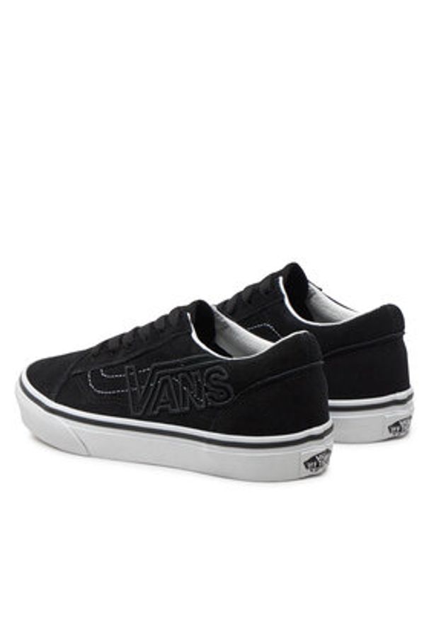 Vans Tenisówki Old Skool VN000D2VBLK1 Czarny. Kolor: czarny. Materiał: zamsz, skóra