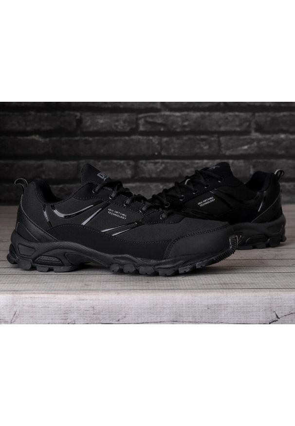 Buty męskie trekkingowe wodoodporne DK FALCON. Kolor: czarny