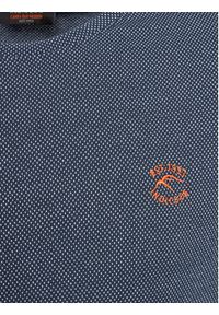 INDICODE T-Shirt Stamatis 41-038 Granatowy Regular Fit. Kolor: niebieski. Materiał: syntetyk