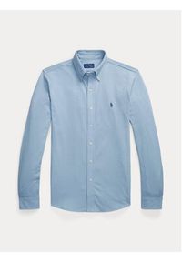Polo Ralph Lauren Koszula 710654408131 Błękitny Regular Fit. Typ kołnierza: polo. Kolor: niebieski. Materiał: bawełna #5
