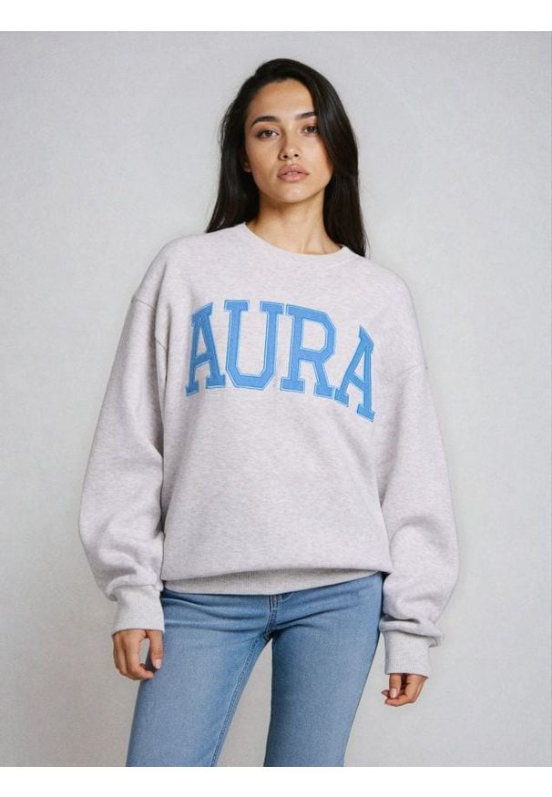 Sinsay - Bluza crewneck z nadrukiem - Inny. Wzór: nadruk