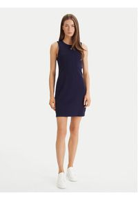 Calvin Klein Jeans Sukienka codzienna LV047F235G Fioletowy Slim Fit. Okazja: na co dzień. Kolor: fioletowy. Materiał: bawełna. Typ sukienki: proste. Styl: casual #4