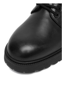 Badura Półbuty EO-ANTON-01 MI08 Czarny. Kolor: czarny. Materiał: skóra #4
