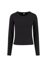 Damska koszulka z długim rękawem Urban Classics Basic Super Slim. Kolor: czarny. Długość rękawa: długi rękaw. Długość: długie #1