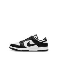 Buty Nike Dunk Low Retro Biały/Czarny. Okazja: na co dzień. Kolor: czarny, biały, wielokolorowy. Materiał: skóra #1