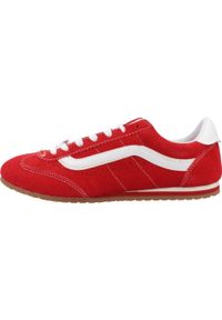 Tenisówki Vans Model Super Lowpro Kolor Czerwony. Kolor: czerwony. Materiał: zamsz, tkanina