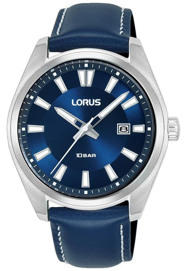 Zegarek Lorus Zegarek Lorus RH923SX9 męski niebieski 40 mm .. Kolor: niebieski