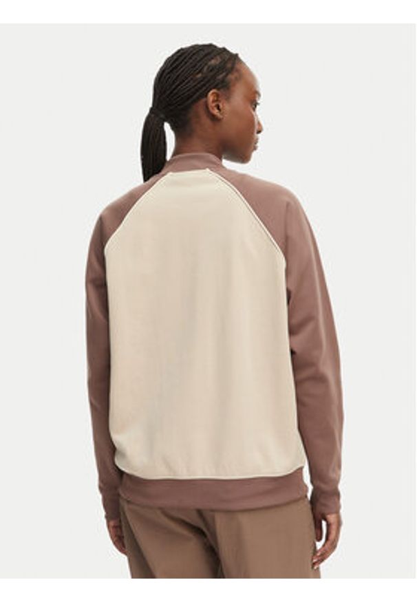 Adidas - adidas Bluza adicolor SST KD8825 Beżowy Oversize. Kolor: beżowy. Materiał: bawełna