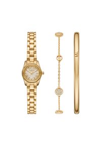Zestaw zegarek i bransoletka Michael Kors. Kolor: złoty