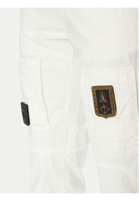 Aeronautica Militare Spodnie materiałowe 251PA1387CT1493 Biały Regular Fit. Kolor: biały. Materiał: bawełna #4