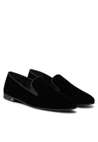 Max Mara Lordsy VELVETSLIPPER 2424526272600 Czarny. Kolor: czarny. Materiał: skóra #4