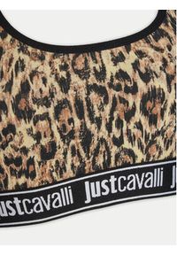 Just Cavalli Biustonosz top 78PAJU02 CJUT3 Brązowy. Kolor: brązowy. Materiał: bawełna #3