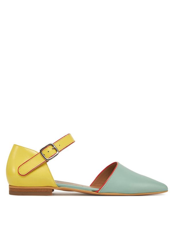 Półbuty Fly London. Kolor: niebieski