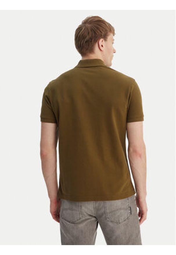 Napapijri Polo E-Clanis NP0A4ID3 Zielony Regular Fit. Typ kołnierza: polo. Kolor: zielony. Materiał: bawełna