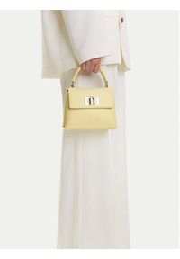 Furla Torebka 1927 WB00109 ARE000 3684S Żółty. Kolor: żółty. Materiał: skórzane