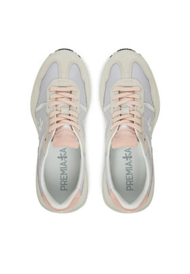 Premiata Sneakersy CASSIE VAR 7387 Szary. Kolor: szary. Materiał: skóra, zamsz
