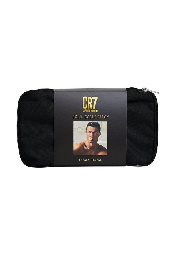 Cristiano Ronaldo CR7 - CR7 Cristiano Ronaldo bokserki (5-pack) męskie kolor czarny. Kolor: czarny