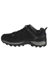 Buty trekkingowe męskie CMP Rigel. Zapięcie: sznurówki. Kolor: wielokolorowy, czarny, szary. Materiał: tkanina, materiał, skóra, syntetyk. Szerokość cholewki: normalna
