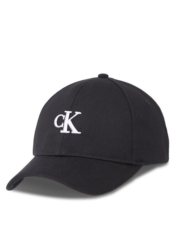 Calvin Klein Jeans Czapka z daszkiem Archive Cap K60K611978 Czarny. Kolor: czarny. Materiał: materiał