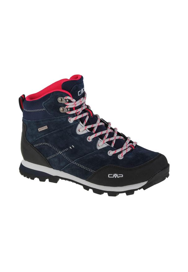 Buty trekkingowe damskie, CMP Alcor Mid. Kolor: wielokolorowy, niebieski, czarny. Materiał: guma, skóra, tkanina, materiał, syntetyk