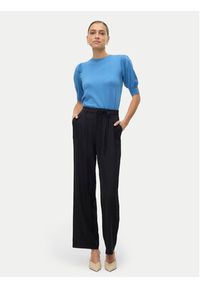 Vero Moda Bluzka Hollykaris 10310577 Niebieski Regular Fit. Kolor: niebieski. Materiał: syntetyk, wiskoza