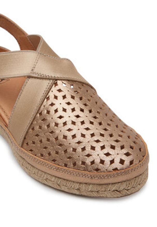 Pikolinos Espadryle W4A-1546Cl Złoty. Kolor: złoty. Materiał: skóra