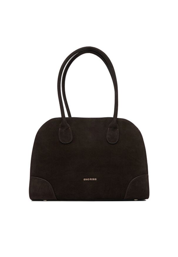 Gino Rossi - GINO ROSSI Torebka EO-LA224-19138 Brązowy. Kolor: brązowy. Materiał: zamszowe, skórzane