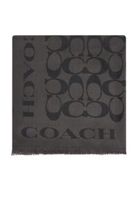 Coach Szalik 29CB690 Czarny. Kolor: czarny. Materiał: materiał, bawełna