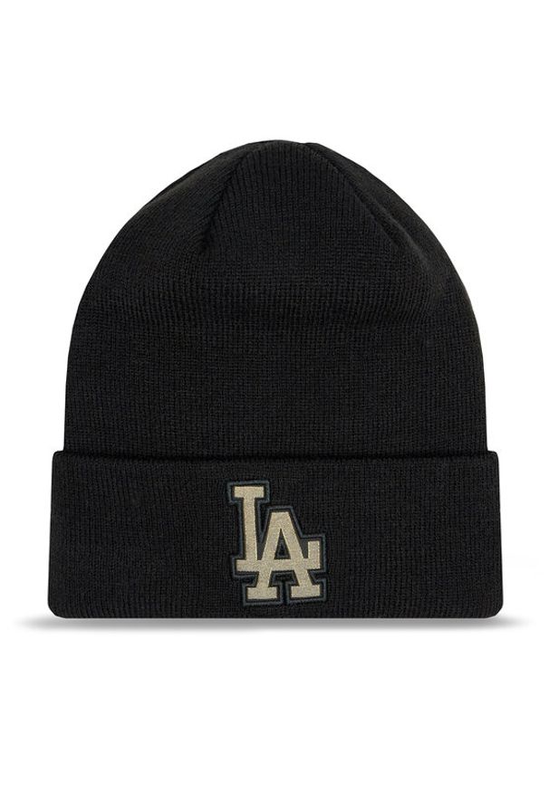 New Era Czapka Metallic Badge La Dodgers 60364349 Czarny. Kolor: czarny. Materiał: akryl, materiał