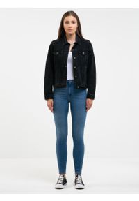 Big-Star - Spodnie jeans damskie Melinda High Waist 340. Stan: podwyższony. Kolor: niebieski