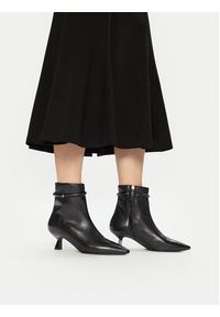 Patrizia Pepe Botki 2Y0024/L078-K103 Czarny. Kolor: czarny. Materiał: skóra #4
