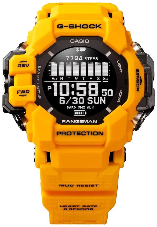 G-Shock - Zegarek Męski G-SHOCK Premium Land Rangeman Master of G GPR-H1000-9ER