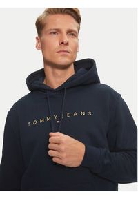 Tommy Jeans Bluza DM0DM20503 Granatowy Regular Fit. Kolor: niebieski. Materiał: bawełna