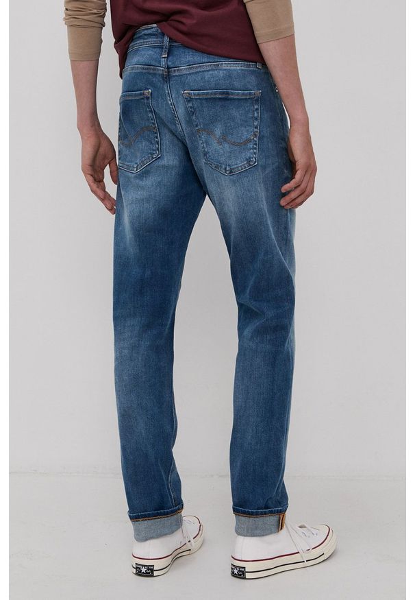Jack & Jones Jeansy męskie. Kolor: niebieski