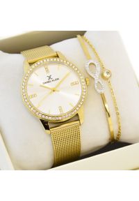 Zestaw damski zegarek Daniel Klein CORINA 13696-2 złoty st + bransoletka. Kolor: złoty #1