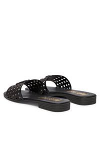 Just Cavalli Klapki 80RA3S82 ZPB95 Czarny. Kolor: czarny. Materiał: skóra #5