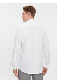 Hugo Koszula Kennew 50508549 Biały Slim Fit. Kolor: biały. Materiał: bawełna